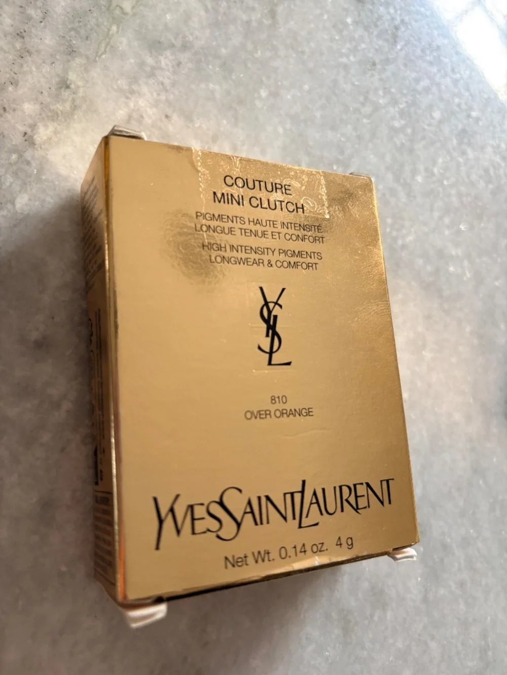 Yves Sain Laurent Couture Mini Clutch Eyeshadow .